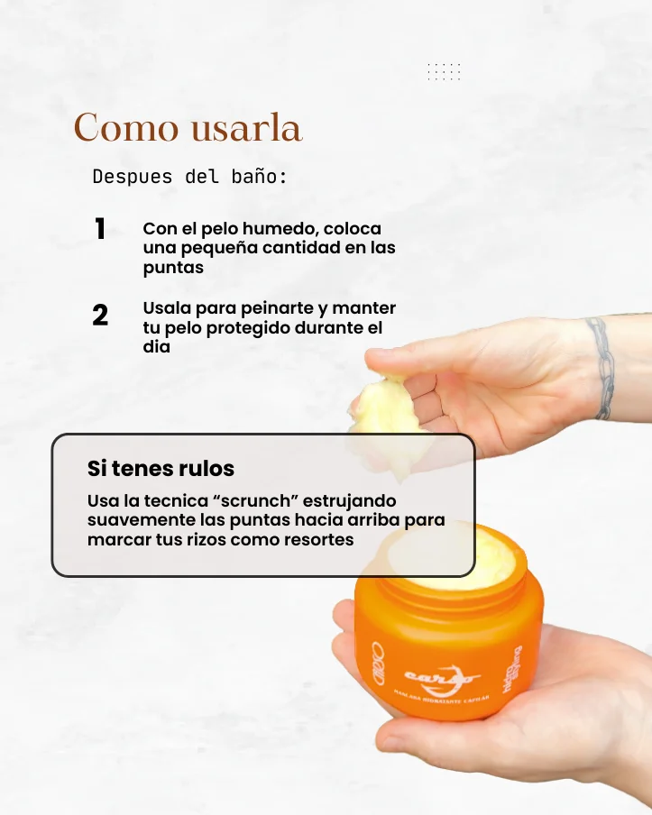 Como usar la mascara hidratante de carso como tratamiento hidratante durante la ducha