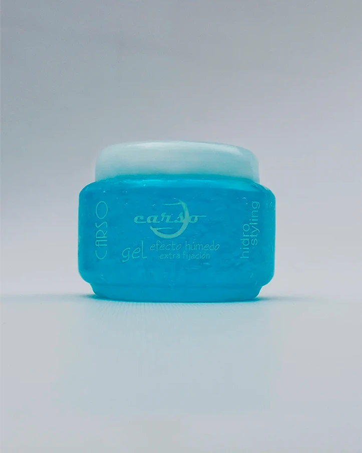 gel azul carso sin alcohol, el clásico perfecto para peinados