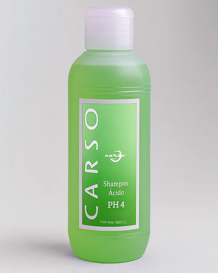 shampoo acido carso para sellar la cutícula después de tratamientos químicos